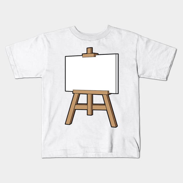 Colorful Easel Icon Kids T-Shirt by ncprocter